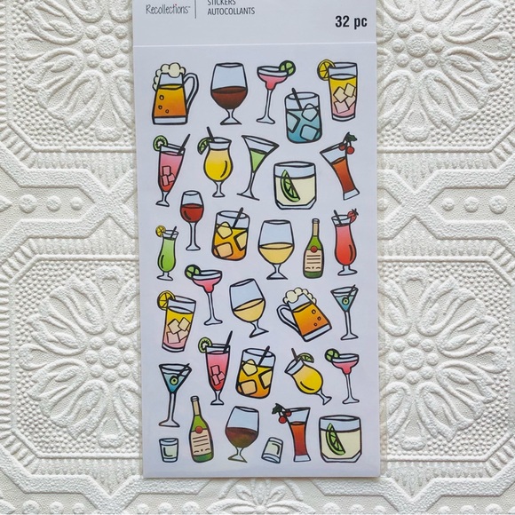 Recollections Happy Hour Stickers - Picture 4 of 4